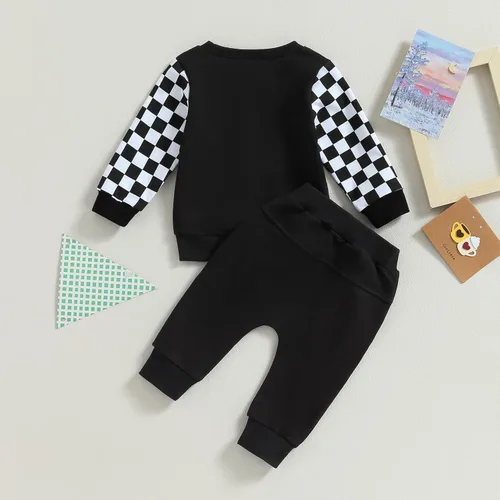 Miniatura 3 de Lesimsam Conjunto de sudadera de manga larga para bebé niño y niña, para otoño e invierno