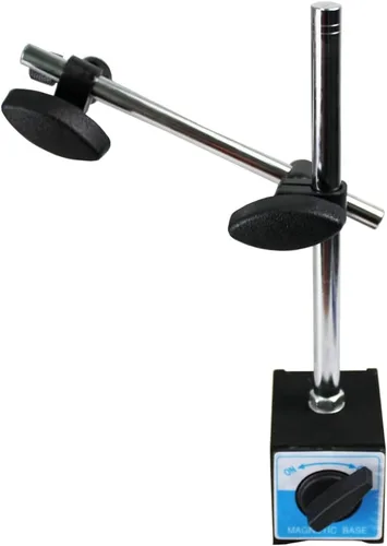 Miniatura 3 de HFS Soporte de base magnética R para indicador de dial de 132 lbs/60 kg Agujero de sujeción máximo de 0.315 in