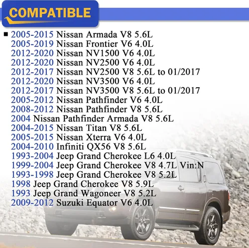 Miniatura 2 de CA7440 Filtro de aire de motor para INFINITI QX56 NISSAN Armada Frontier NV1500 NV2500 NV3500 Pathfinder Titan Xterra Jeep Grand Cherokee SUZUKI