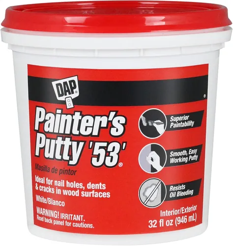 Miniatura 6 de DAP Painter's Masilla '53', blanca, 16 oz (7079812242)