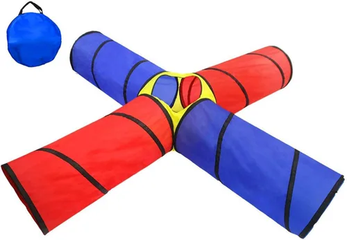 Juego de túneles, 4 vías tubos con uniones, para niños, 8 pies de POCO DIVO