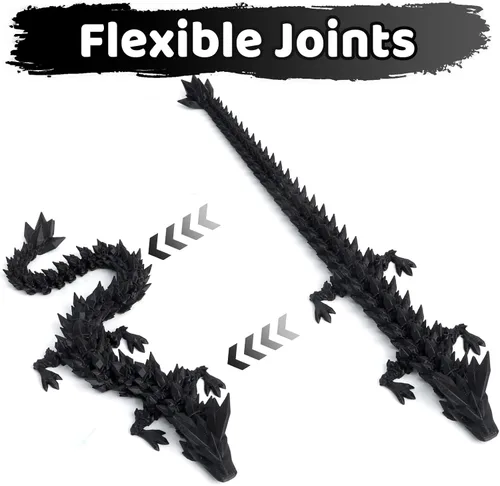 Miniatura 4 de Huevo de dragón 3D – Huevo de Pascua con dragón flexible en el interior, gran regalo impreso en 3D, decoración de figuras, juguete de escritorio