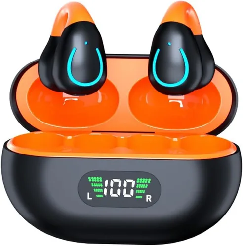 Miniatura 8 de Auriculares inalámbricos de oreja abierta Bluetooth con clip en mini auriculares estuche de carga para auriculares deportivos de conducción ósea
