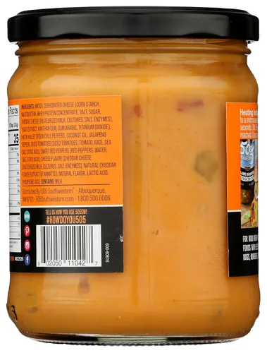 Miniatura 3 de 505 Southwestern Green Chile Queso Dip 15oz (paquete de 6 tarros)