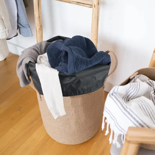 Miniatura 3 de Bolsas de lavandería lavables con cordón, paquete de 2 unidades, extra grandes, resistentes, para dormitorio universitario, ropa sucia, bolsa