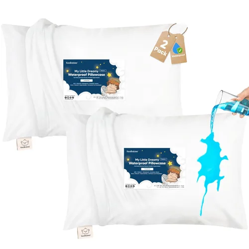 Miniatura 22 de KeaBabies Funda de almohada para niños pequeños de 13 x 18 pulgadas, funda de almohada de algodón orgánico para niños, niñas, funda de algodón suave