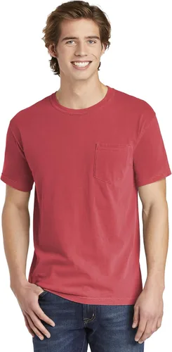 Comfort Colors - Camiseta de bolsillo de manga corta para adultos, estilo 6030