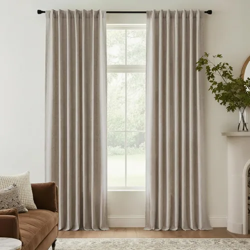 Miniatura 8 de RYB HOME Cortinas cortas opacas 100% marrones, 45 pulgadas de largo, 52 pulgadas de ancho, bloqueo de luz y aislamiento térmico para cocina