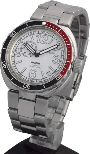Miniatura 2 de Vostok Amphibian Neptune ruso Mens mecánico automático reloj de pulsera