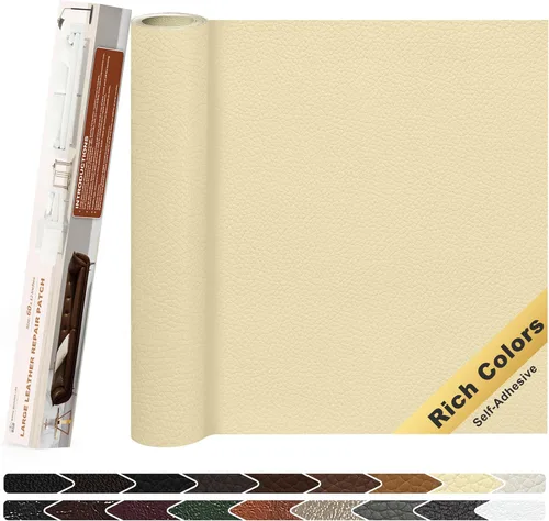 Miniatura 30 de KING MOUNTAIN Cinta de reparación de cuero, 16 x 60 pulgadas, gris, autoadhesiva, impermeable, ecológica