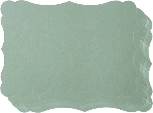 Paquete de 50 Tarjetas en Blanco Verde Salvia, Cartulina de Papel Kraft Grueso Marrón, Tarjetas de Felicitación para DIY, Tarjetas de Regalo, Menús,