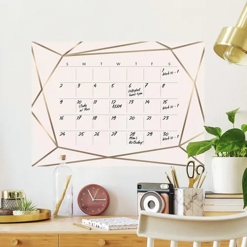 Miniatura 8 de RoomMates RMK4879SCM - Calcomanías de pared con calendario mensual de acuarela de borrado en seco