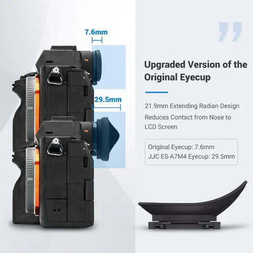 Miniatura 2 de [Versión grande] A7IV A7RV A9III A7SIII A1, visor de cámara para Sony Alpha A7M4 A7R5 A9M3 A7S3 A1, extensión giratoria 360 diseño ovalado