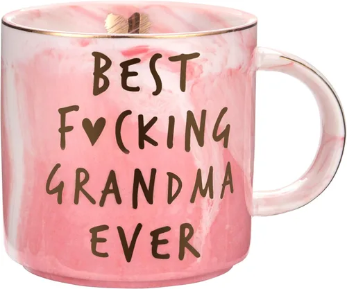 Hendson Regalos de cumpleaños para abuelas – Best Grandma Ever – Regalo divertido para nana, nuevo anuncio de embarazo para abuelos, abuela futura