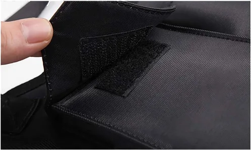 Miniatura 9 de Bolsa de hombro oculta para las axilas antirrobo, bolsillo oculto, multiusos, para hombres y mujeres, doble almacenamiento, bolsa de axila, bolsa