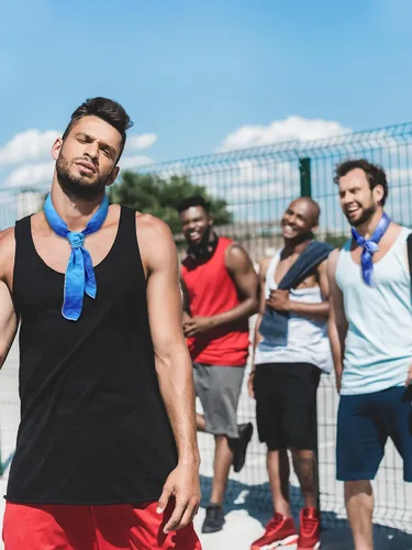 Miniatura 31 de Janmercy 10 unidades de teñido anudado para el cuello, bufandas refrescantes, bandanas de hielo de verano para hombres y mujeres, camping, correr