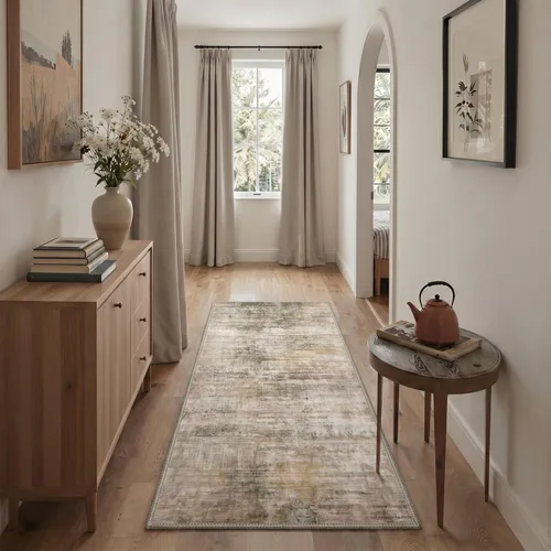 Miniatura 113 de BEIMO Alfombra de pasillo para cocina, alfombra lavable a máquina de 2 x 5 para entrada, alfombras modernas y abstractas suaves, cubierta de piso