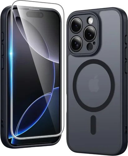 Miniatura 1010 de FNTCASE Funda para iPhone 13 Pro-Max: Fundas magnéticas transparentes compatibles con Magsafe Slim anti amarillamiento protección contra caídas