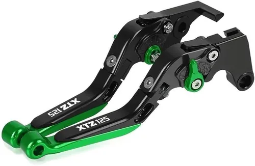 Miniatura 11 de KSHSAA Para Yam & ha XTZ125 2014-2015 XTZ 125 Palanca de freno de embrague de motocicleta extensible ajustable palancas plegables palanca