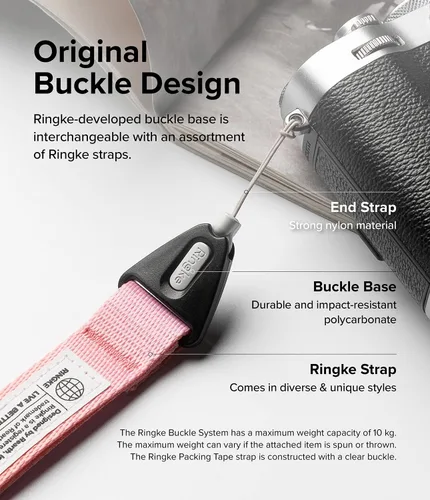 Miniatura 6 de Ringke Correa de mano [correa de muñeca para teléfono] diseñada para correa de cámara y correa de teléfono, cordón universal ajustable resistente