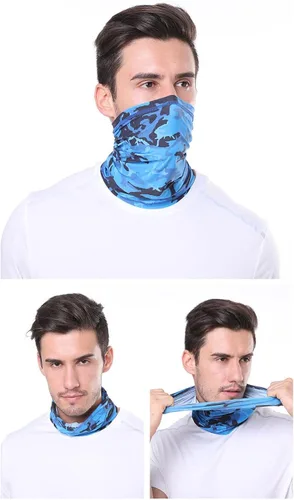 Miniatura 8 de Newmoon 3 piezas de pasamontañas, bufanda de verano refrescante para el cuello, protector UV, bufanda de esquí para hombres y mujeres