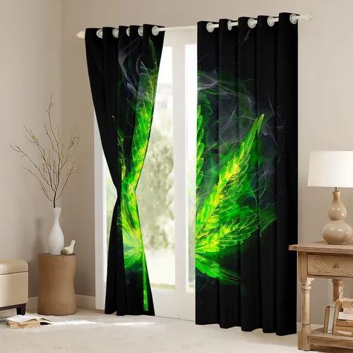 Miniatura 3 de Cortinas opacas con purpurina degradado para niños, niñas, niños, mujeres, dormitorio, teñido anudado, arco iris, degradado, 38 pulgadas de ancho x