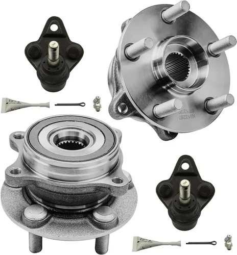 Miniatura 18 de Detroit Axle - Kit de extremo delantero RWD para Chrysler 300 Dodge Challenger Charger Upper Lower Control Arms rótulas de rodamiento de rueda Bujes