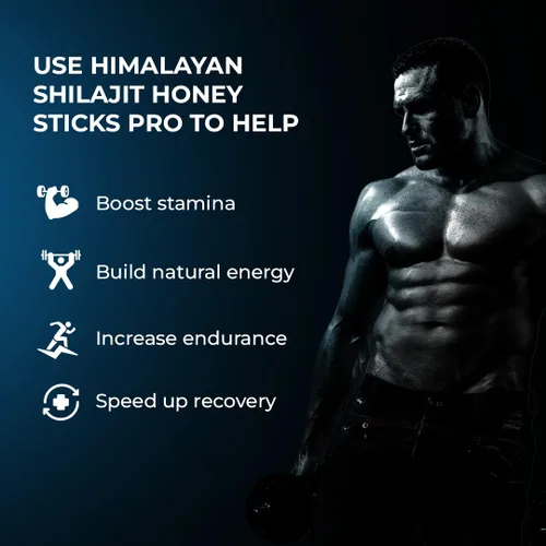 Miniatura 6 de The Wellness Project Palitos de miel Shilajit del Himalaya Pro con azafrán, miel de bosque y extracto de fenogreco Ácido fúlvico y minerales traza