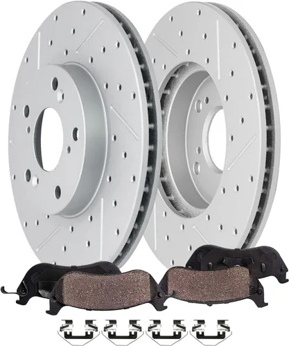 Miniatura 17 de Detroit Axle - Zapatas de freno traseras para Chrysler PT Cruiser 04-09, reemplazo de zapatas de freno semimetálicas 2004 2005 2006 2007 2008 2009