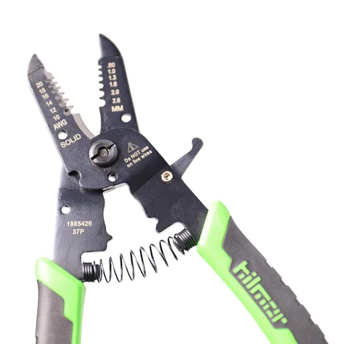 Miniatura 8 de Hilmor Pelacables de 7" con mango de goma, negro y verde, WS7 1885426