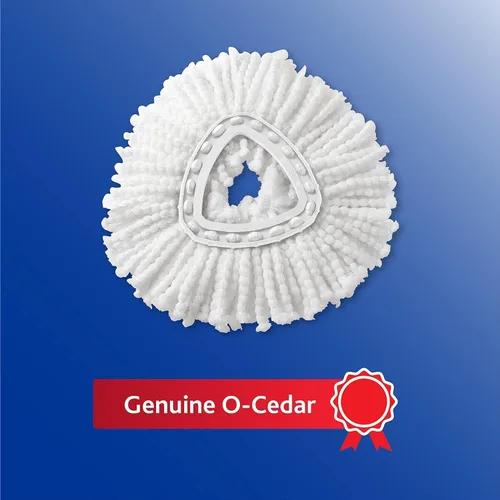 Miniatura 2 de O-Cedar EasyWring - Repuesto de mopa giratoria de microfibra (Paquete de 4)