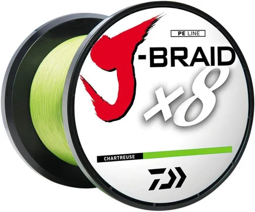 Miniatura 13 de Línea Trenzada Redonda Tejida de 8 Hilos Daiwa J-Braid 300M