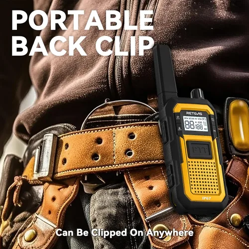 Miniatura 7 de Retevis RB48 - Walkie Talkies para Adultos, Radios de 2 Vías de Largo Alcance de Servicio Pesado con Cargador de Seis Vías, Resistente al Agua IP67