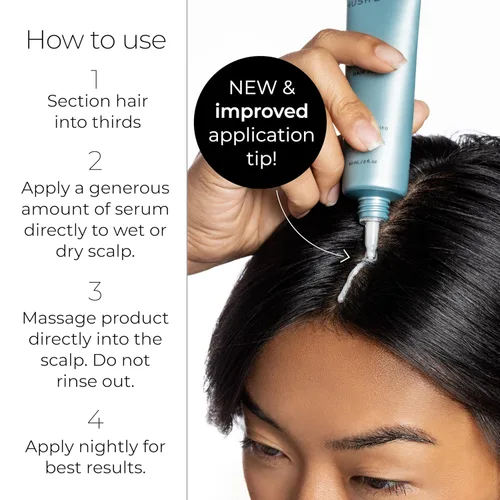 Miniatura 4 de Hush & Hush DeeplyRooted Hair Serum - Tratamiento restaurador celular para cabello fino y envejecido, productos para el cuidado del cabello a base
