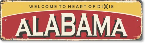 Miniatura 33 de SmartSign Letrero de metal vintage de 4 x 14 pulgadas "Welcome To New Jersey State", aluminio a prueba de óxido de 40 mil con recubrimiento