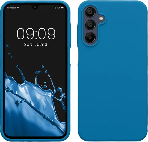 Miniatura 38 de kwmobile Funda Compatible con Samsung Galaxy A14 5G - Funda de teléfono de TPU y silicona con acabado suave - Verde Lima