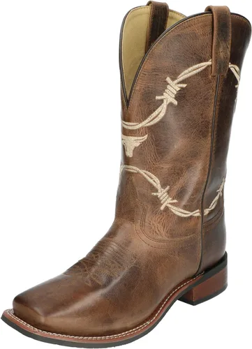 Miniatura 3 de Smoky Mountain Boots Logan - Botas de piel con punta cuadrada para hombre