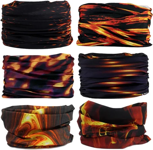 Miniatura 19 de Polaina para el cuello, máscara facial, bufanda bandana para hombres y mujeres, sol, polaina de tubo a prueba de polvo para ciclismo, motocicleta