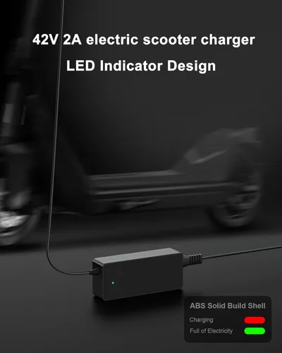 Miniatura 4 de VHBW Cargador de repuesto de 42 V para 5ª rueda V20 Pro V30 Pro M1 ES09 adaptador de CA DC