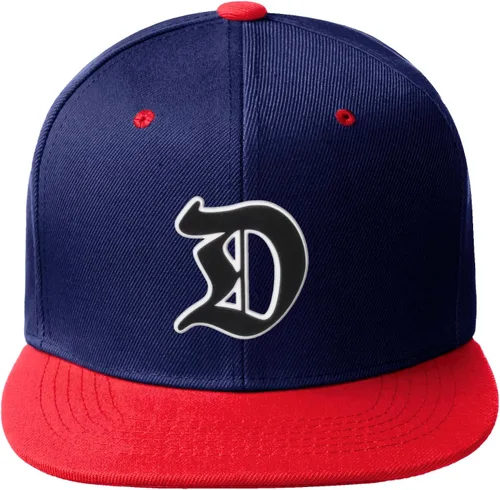 Miniatura 405 de Daxton Gorra clásica con visera de billete plano con letras del alfabeto inglés antiguo de la A a la Z