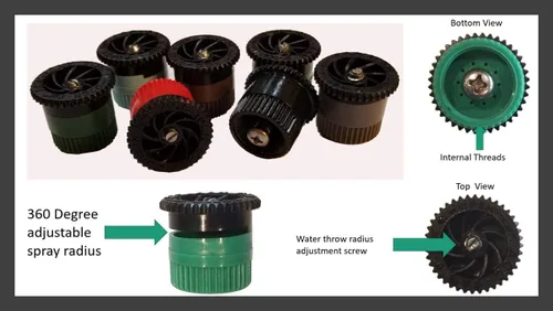 Miniatura 6 de Modtek - Cabezales emergentes de repuesto para aspersor RainBird, Hunter y Orbit, 5, 6AN