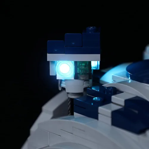 Miniatura 5 de BRIKSMAX Kit de iluminación LED para R2-D2, compatible con el modelo de bloques de construcción Lego 75308, no incluye el juego de Lego