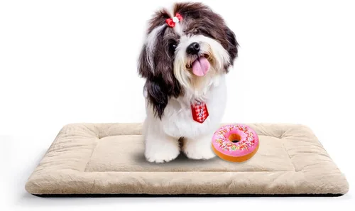 Miniatura 15 de Camas para Perros Almohadilla para Jaula para Perros Medianos/Grandes que se Ajusta a Jaulas de Perros, Almohadilla de Perrera Lavable y Gris