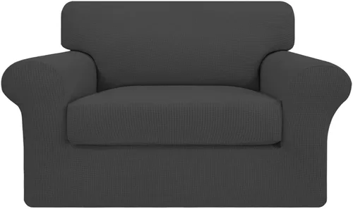 Miniatura 20 de Easy-Going - 4 piezas de funda elástica para sofá de gran tamaño para perros, lavable, para 3 cojines separados, protector de muebles elástico