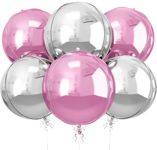 Miniatura 29 de 12 globos redondos de aluminio azul marino, globos de helio 4D de 22 pulgadas, 15 pulgadas, 10 pulgadas, globo de aluminio azul metálico