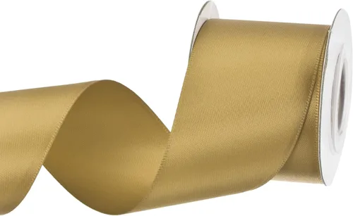 Miniatura 329 de MECCANIXITY Cinta de satén de 3/8 pulgadas de 50 yardas, de grogrén, de seda sólida, fina para ramo de boda, para regalo del día de San Valentín