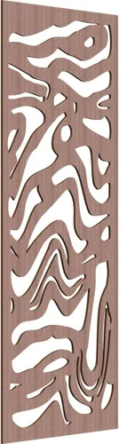 Miniatura 98 de 9 3/8"W x 24 3/8"H x 1/4"T Northfield Decorativos Paneles de Pared de Madera Calado, Abedul