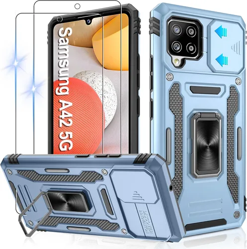 Miniatura 106 de Gritup para Samsung Galaxy S22 Funda con protectores de pantalla HD de 2 paquetes y cubierta deslizante para la cámara, protección contra caídas