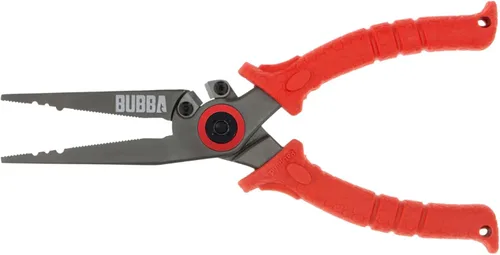 Miniatura 9 de BUBBA Alicates de acero inoxidable de 6.5 pulgadas con mango antideslizante, con resorte con herramientas de prensado y cortadores de yunque
