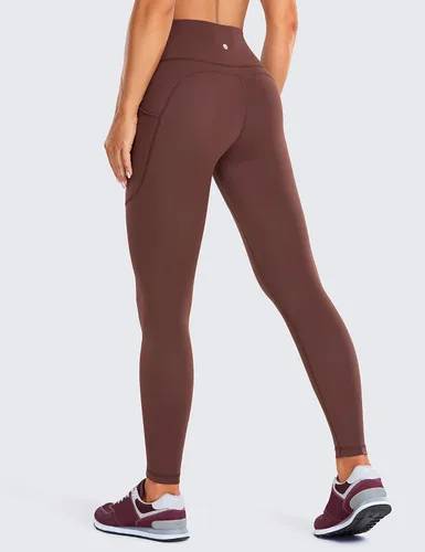 Miniatura 2 de CRZ YOGA - Leggings de entrenamiento cepillados con sensación de desnudez para mujer, de 25 pulgadas, pantalones deportivos para yoga de cintura